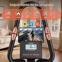 Vista 5 de YOSUDA Elliptical Exercise Machine, 3-in-1 (Elliptical + Cardio Climber + Stair Stepper) Elliptical Machine for Home with 45°Incline, 15.5 in