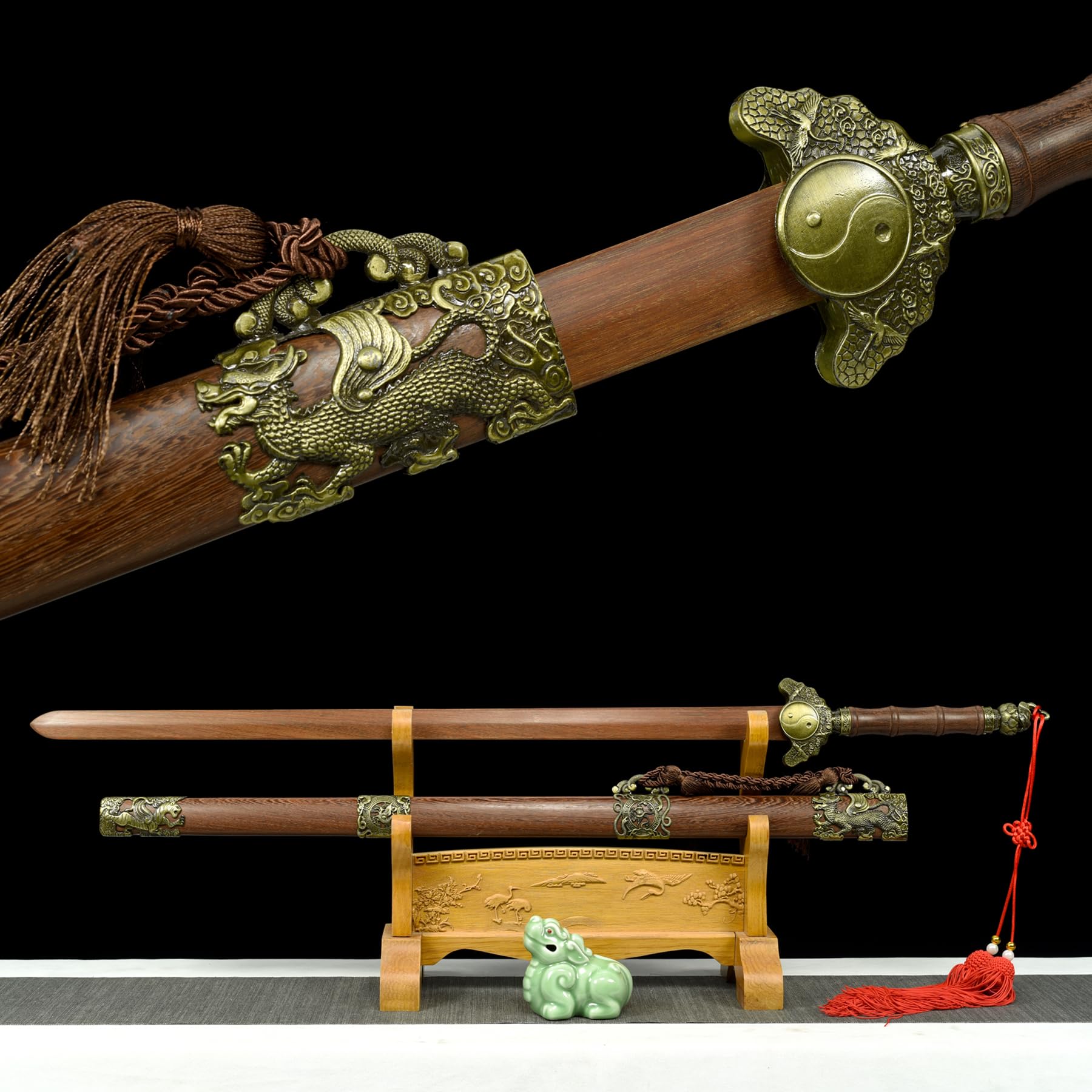 Handgemachte Holz Lange Schwerter, Zweihändiges Schwert, einhändiges Schwert, Sammlung/Rollenspiel