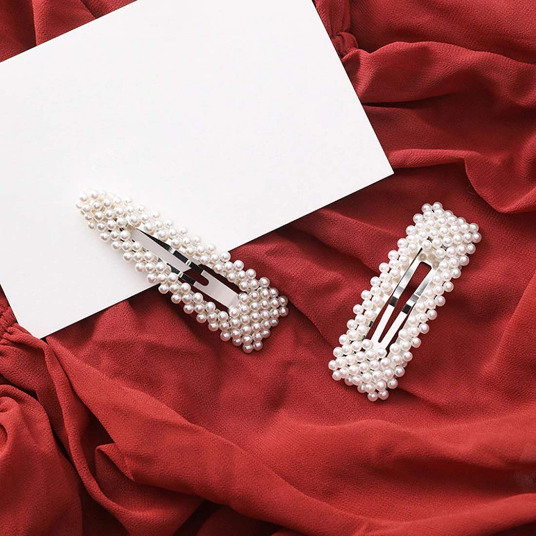 Gracious Pearl Plated Hairclip, Elegant Accessory