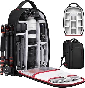 K&F Concept Camera Backpack Professional Large Capacity Photography Bag