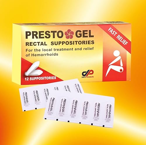 Miniatura 7 de Presto Gel - Supositorios rectales hemorroides naturales - Tratamiento rápido de hemorroides y alivio de picazón hinchazón ardor y molestias -