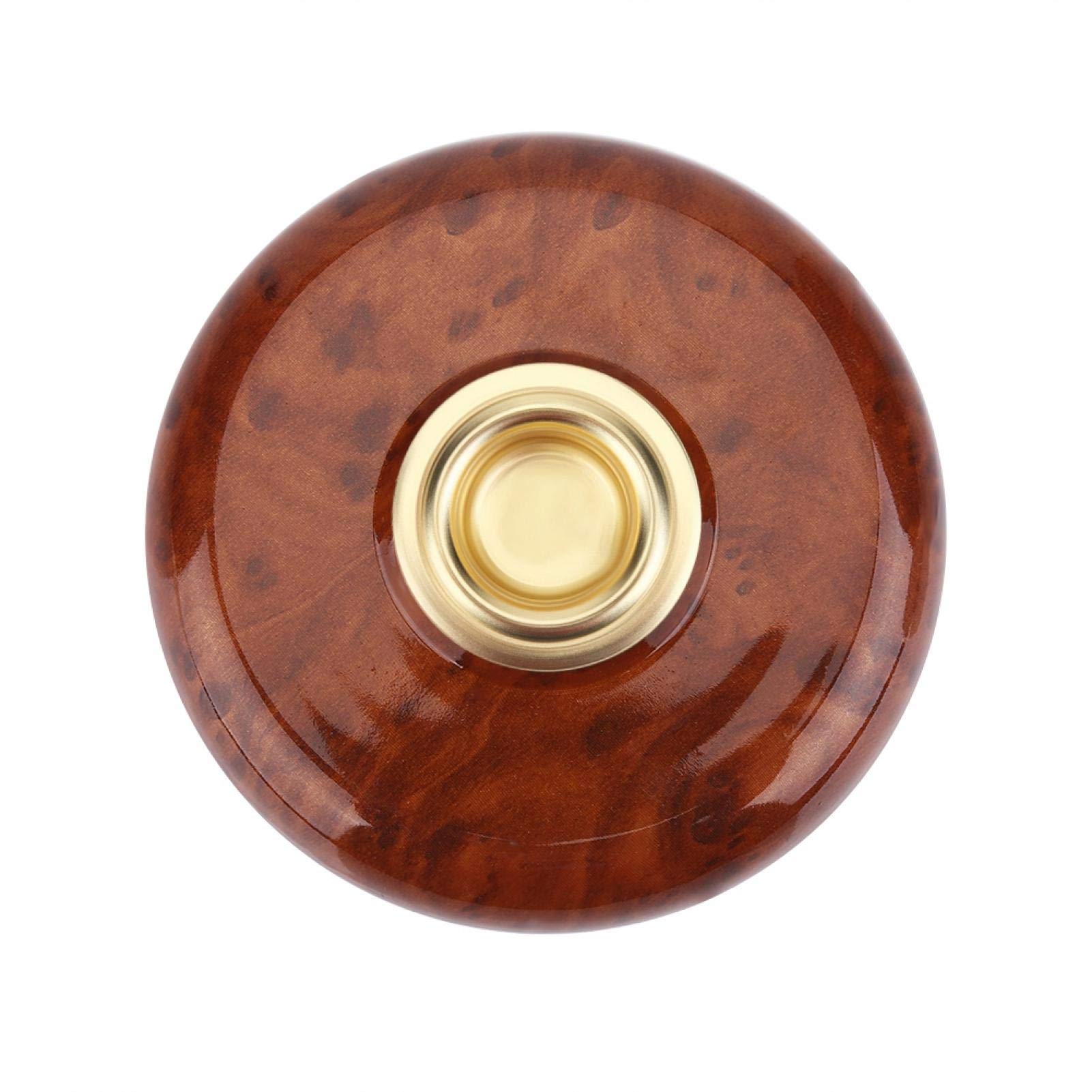Supporto per puntale, supporto per violoncello, pad per violoncello, plastica robusta di alta qualità per violoncello violoncellista(Marrone)