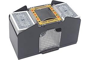 Battery-Operated Electric Card Shuffler Machine for 2-4 Decks