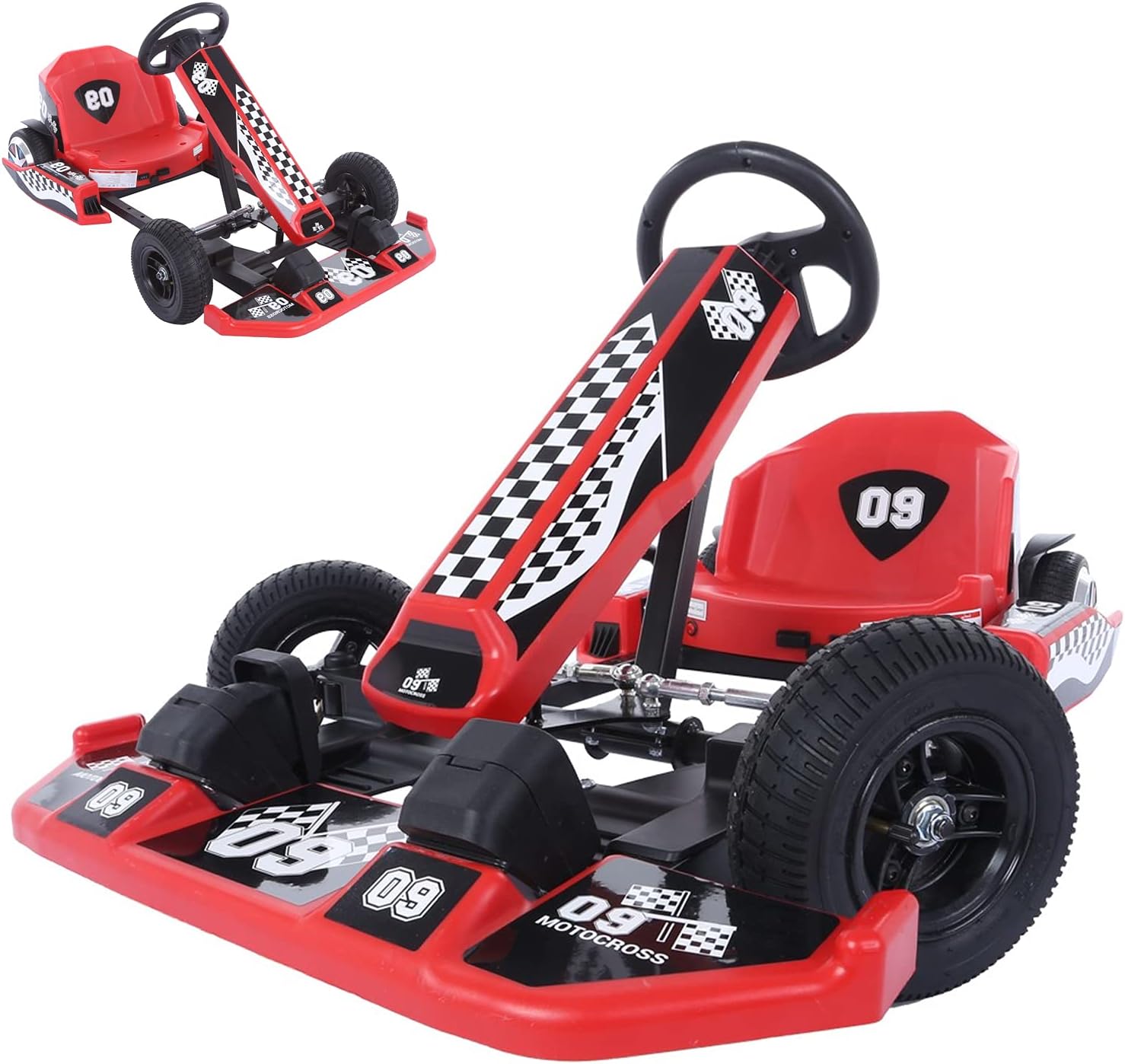 QAZQ Kids Electric Racing Scooter, 36V Electric Kart Hong Kong Ubuy