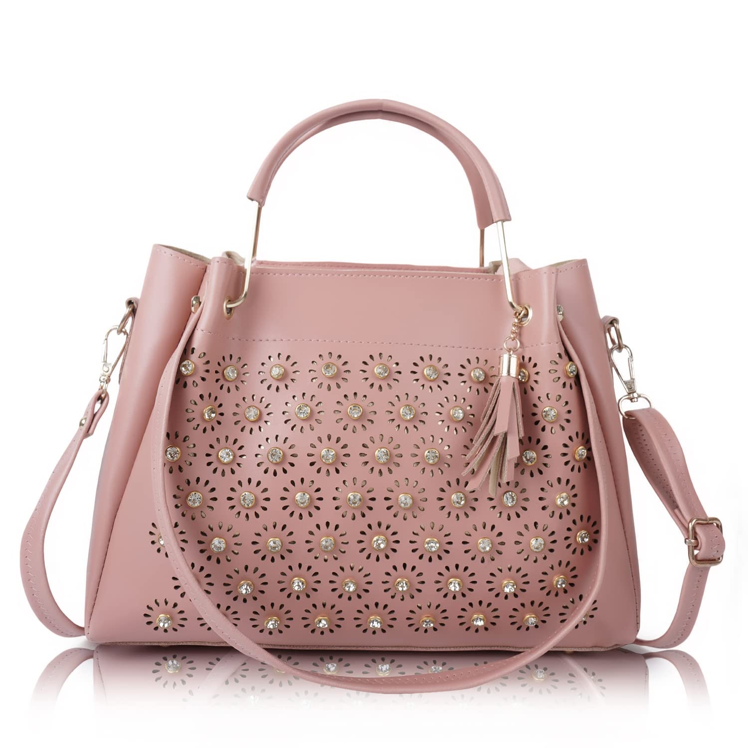 Envias Leatherette Handbags For Womens Ladies (D-32-Pink) (B0C2Q279KQ) Amazon Price History, Amazon Price Tracker