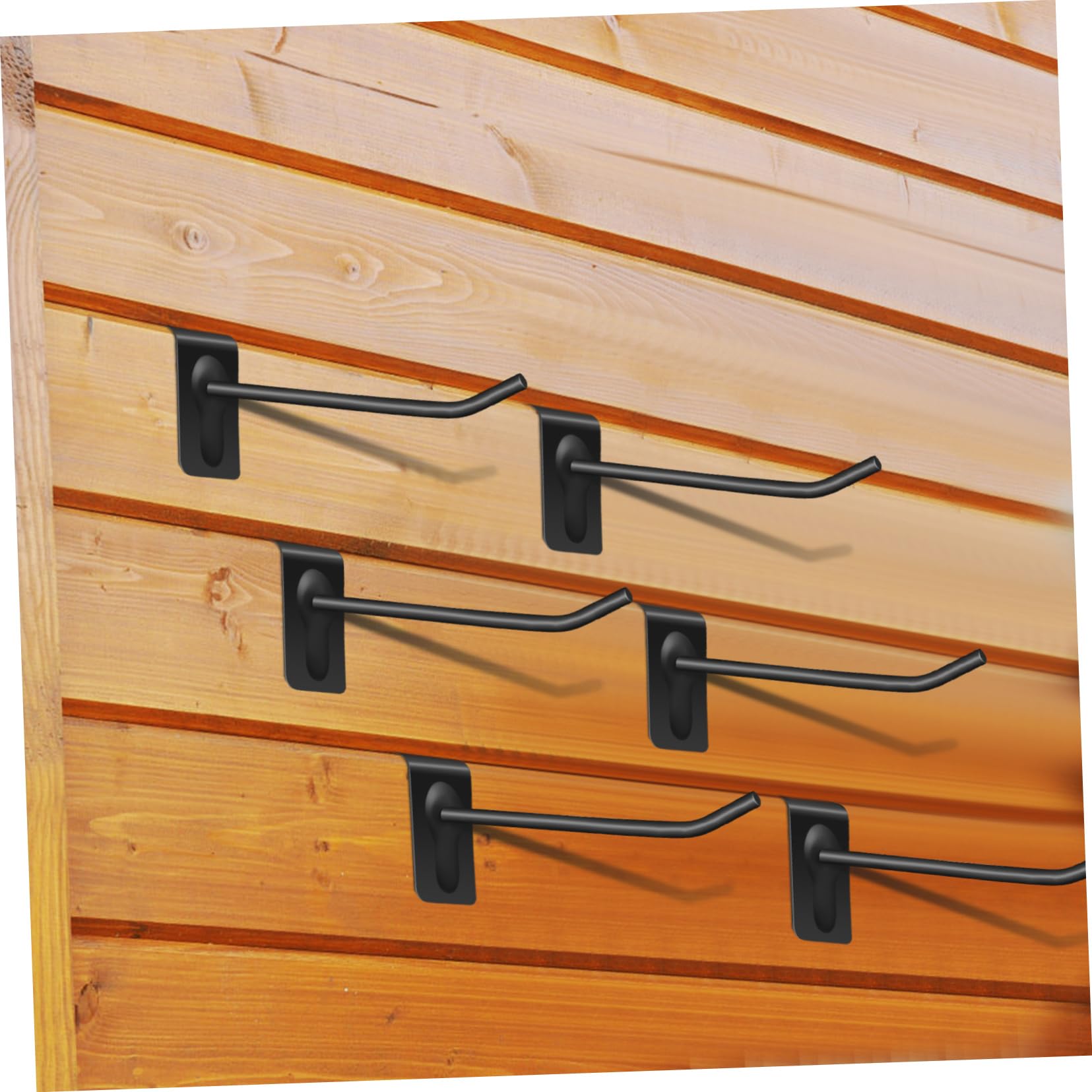 100pezzi Ganci Dogati Resistente Da Ganci Per Pannelli Supporti Da Muro Per Negozio e Garage Facile Installazione e Design Moderno