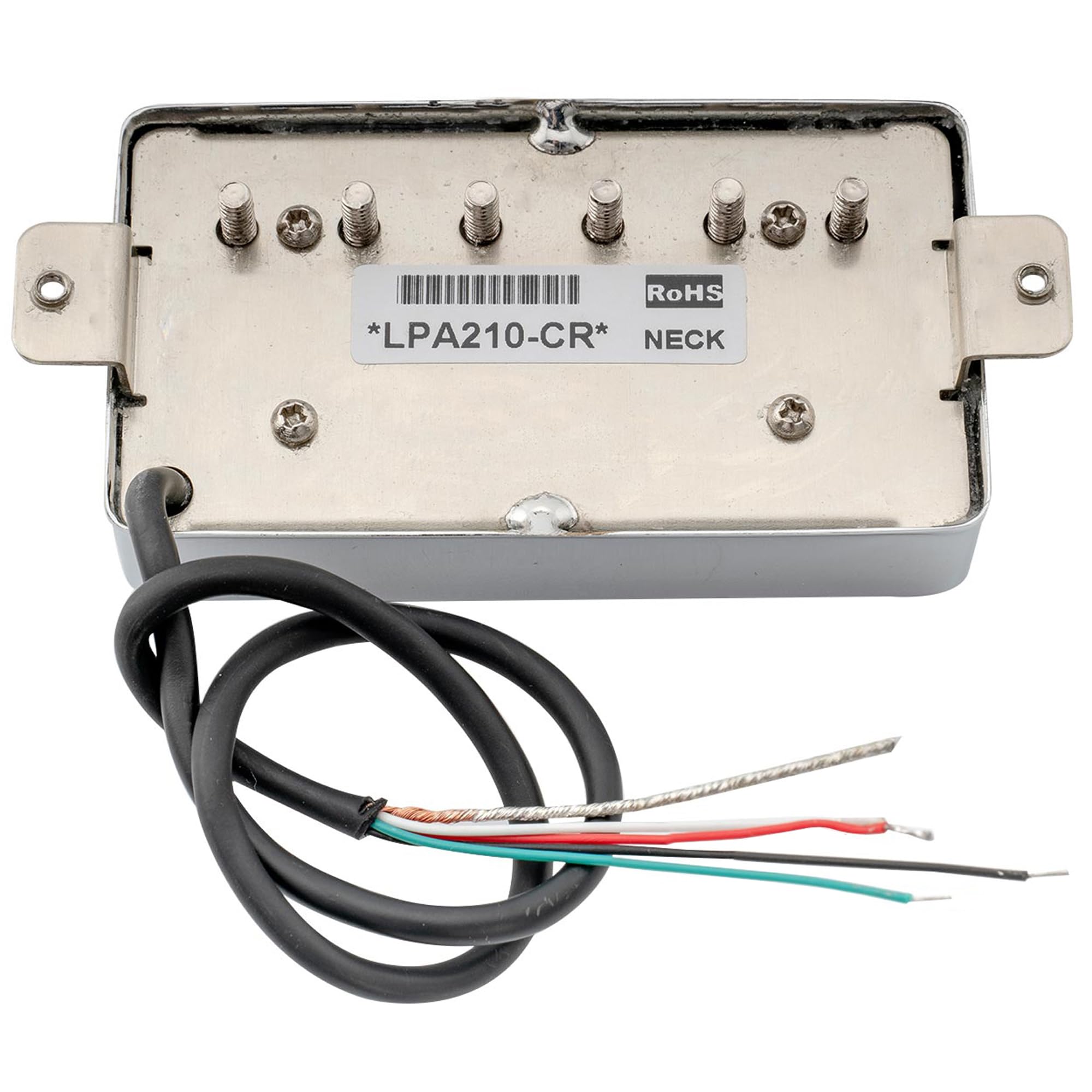 Artec LPA210 Alnico 5 Coperto Pick Up Humbucker Manico 8,4K per Chitarra Elettrica tipo Les Paul, Cromato