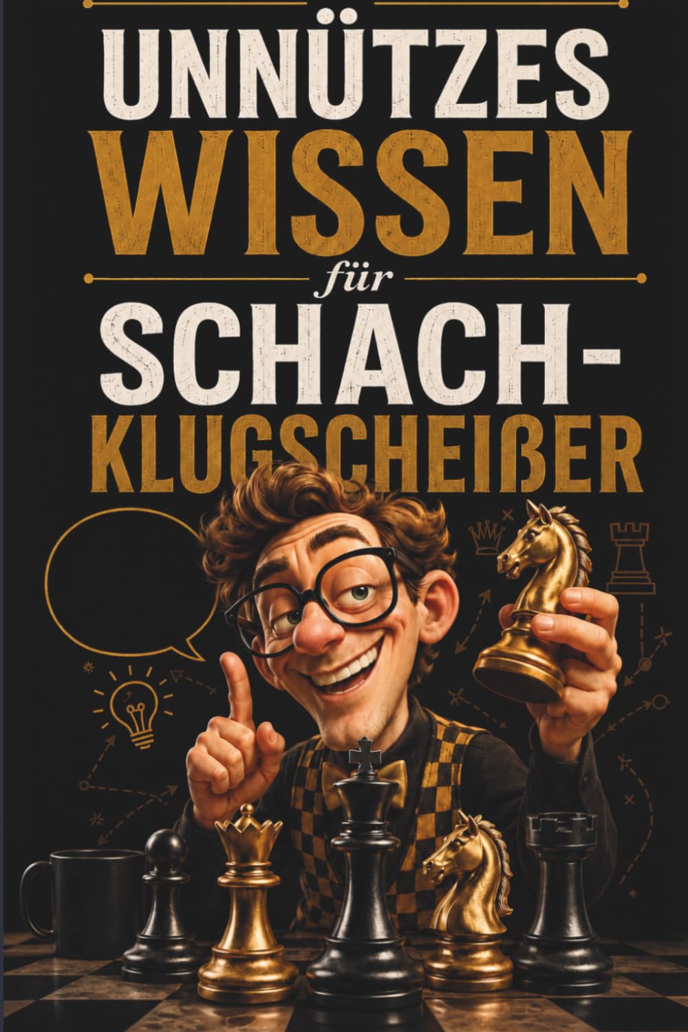 Unnützes Wissen für Schach-Klugscheißer: Kuriose & witzige Fakten als Geschenk für Schachspieler