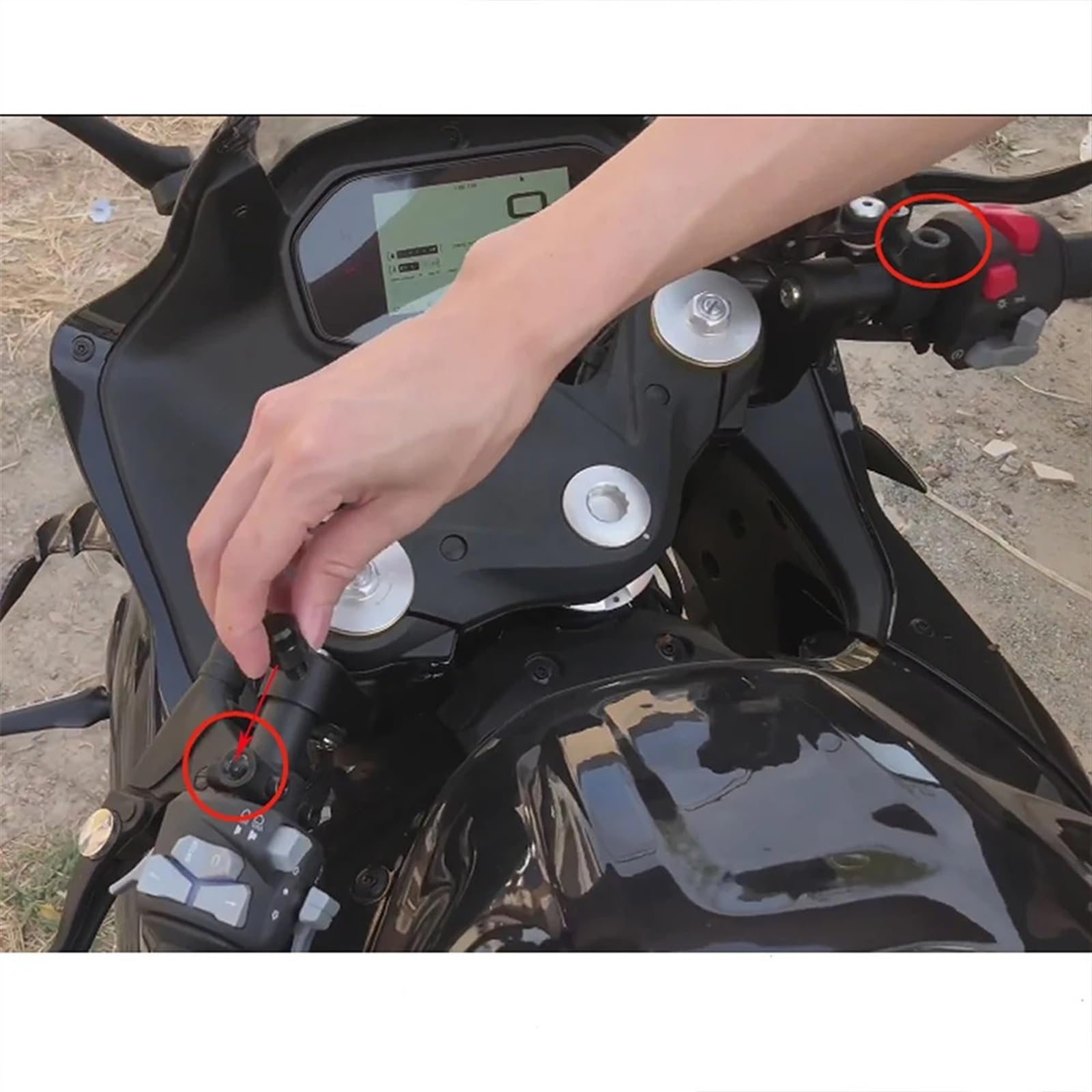 Accessori for Moto Tappi for Fori specchietti in Alluminio Viti Bulloni Compatibili con Ducati Scrambler 800 1100 Desert Sled 2017-2022