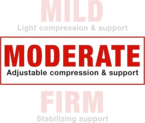 Miniatura 8 de ACE Rodillera de compresión ajustable, soporte moderado para articulaciones débiles, doloridas o lesionadas, talla única (paquete de 3)