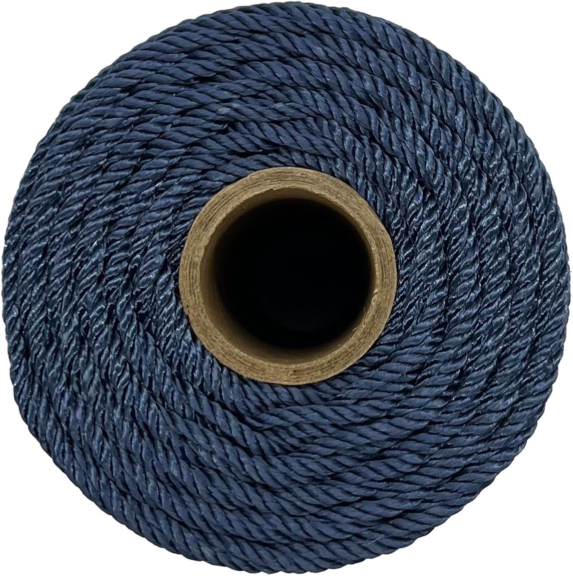 Twine by Design #36 3-Strand Twisted Rosary Twine - Excellent Quality Twine for Crafts, DIY Projects (Navy)