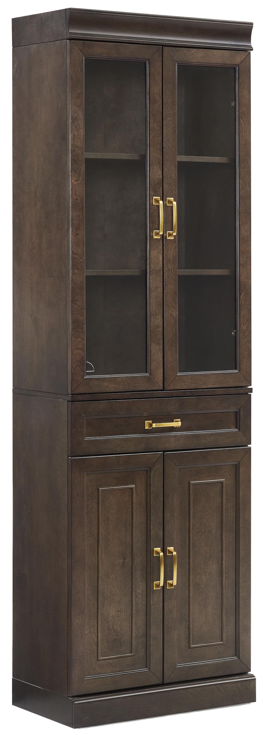 Crosley Furniture Stanton Glass Door Pantry