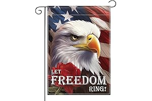 Let Freedom Ring Patriotic Garden Flag