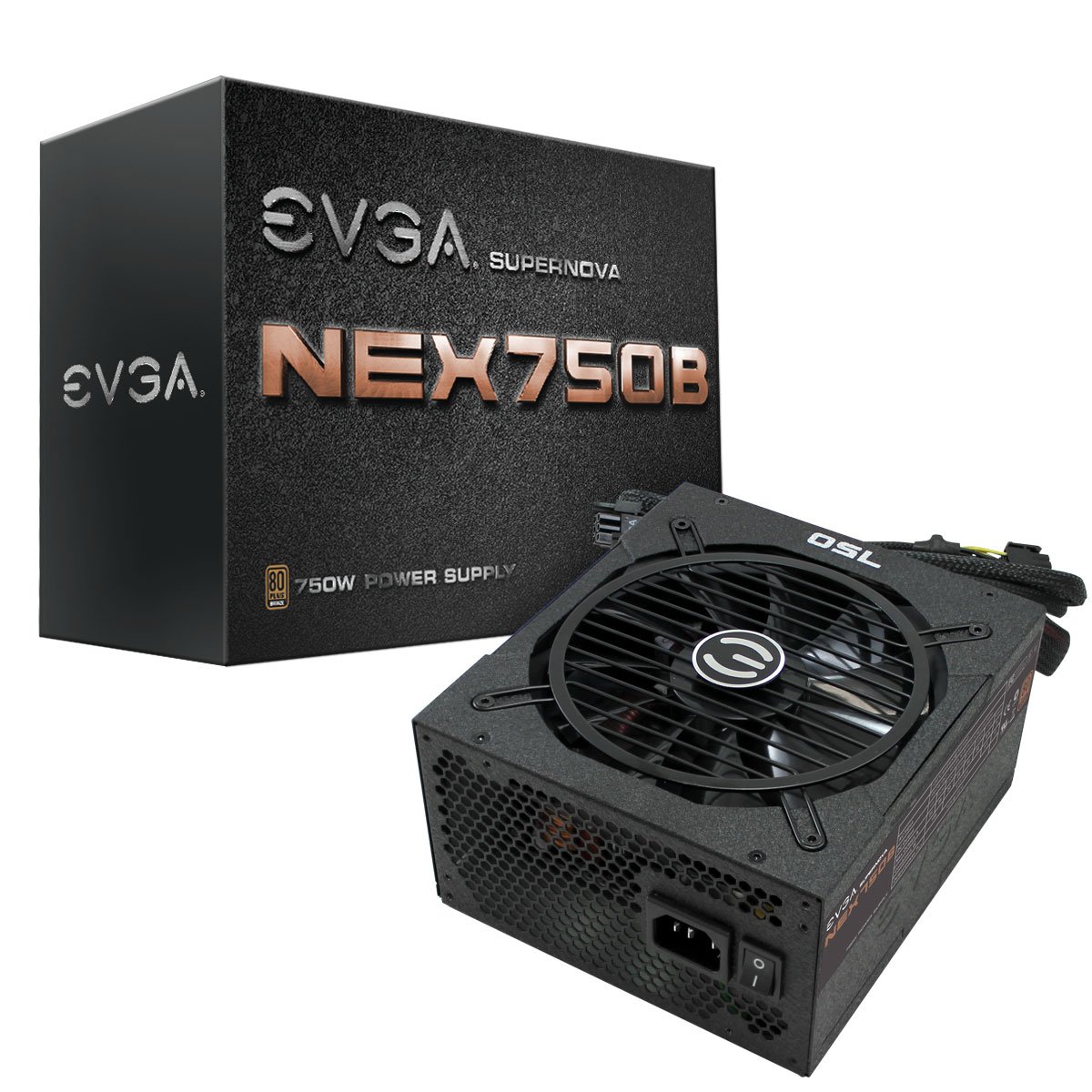 EVGA SuperNOVA 750 B1, 80+ BRONZE 750W, Semi Modular, 5 anni Garanzia, include il tester automatico-Alimentazione GRATUIT, Alimentazione PC 110-B1-0750-V2