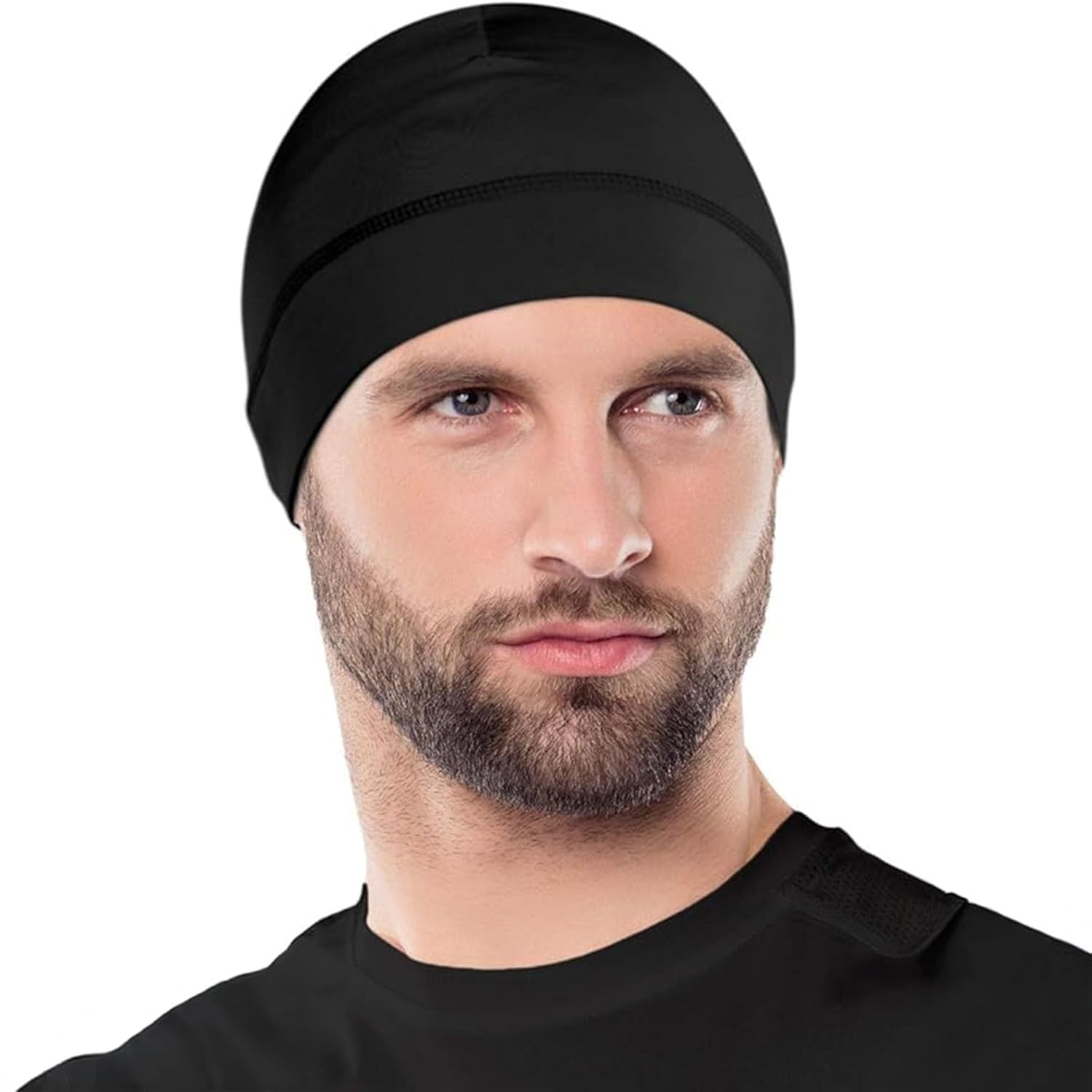 OutdoorEssentials Skull Cap Helmet Liner for Cold Weather- Comfort Fit Beanie - Thermal Fleece Cycling Cap - 2-Pack