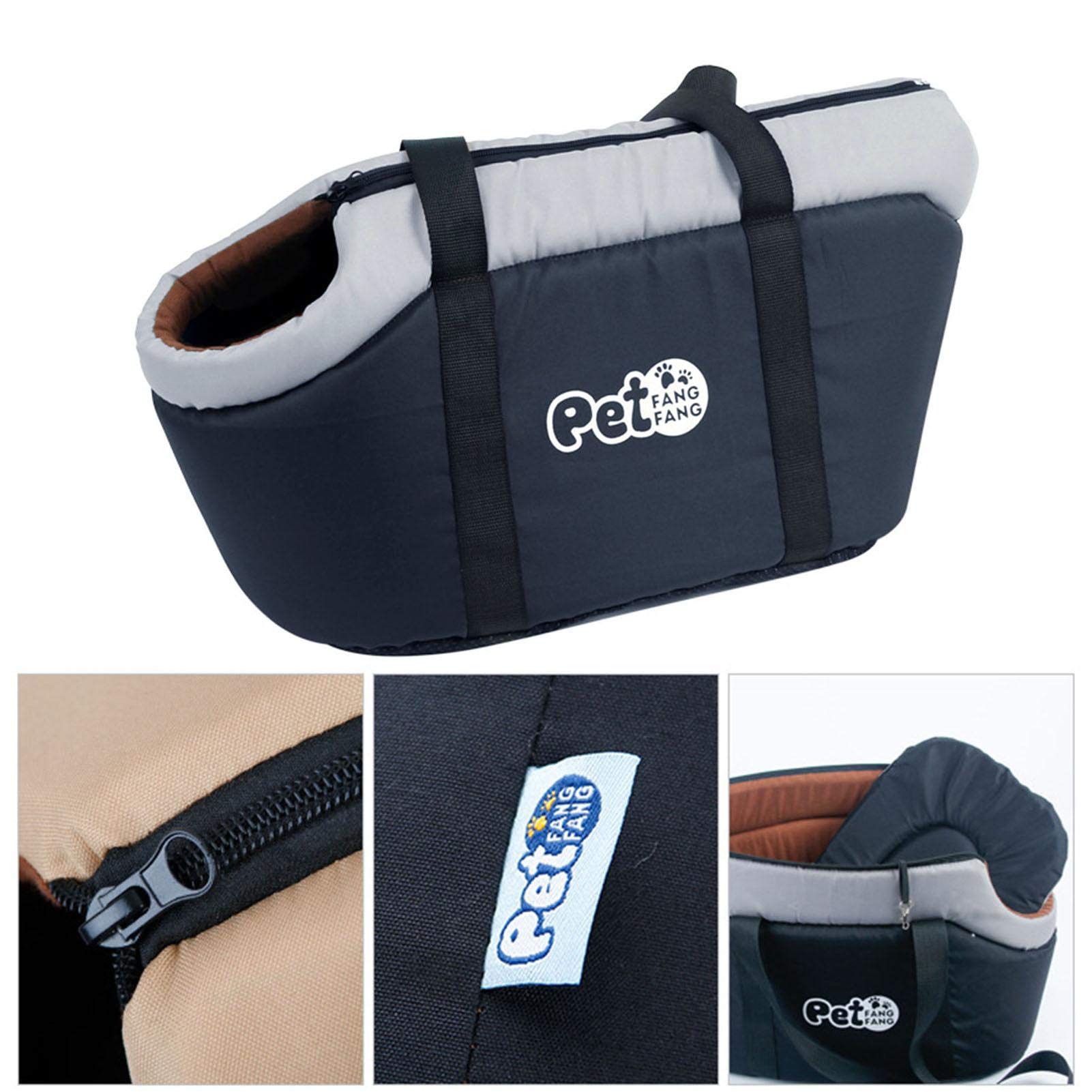 Bolsa de Viaje para Mascotas con diseño de Gato, Bolsa de Transporte de Manos Libres, Bolsa de Hombro Plegable para Mascotas, Bolsa de Transporte de Malla Transpirable, para Perros pequeños y Gatos