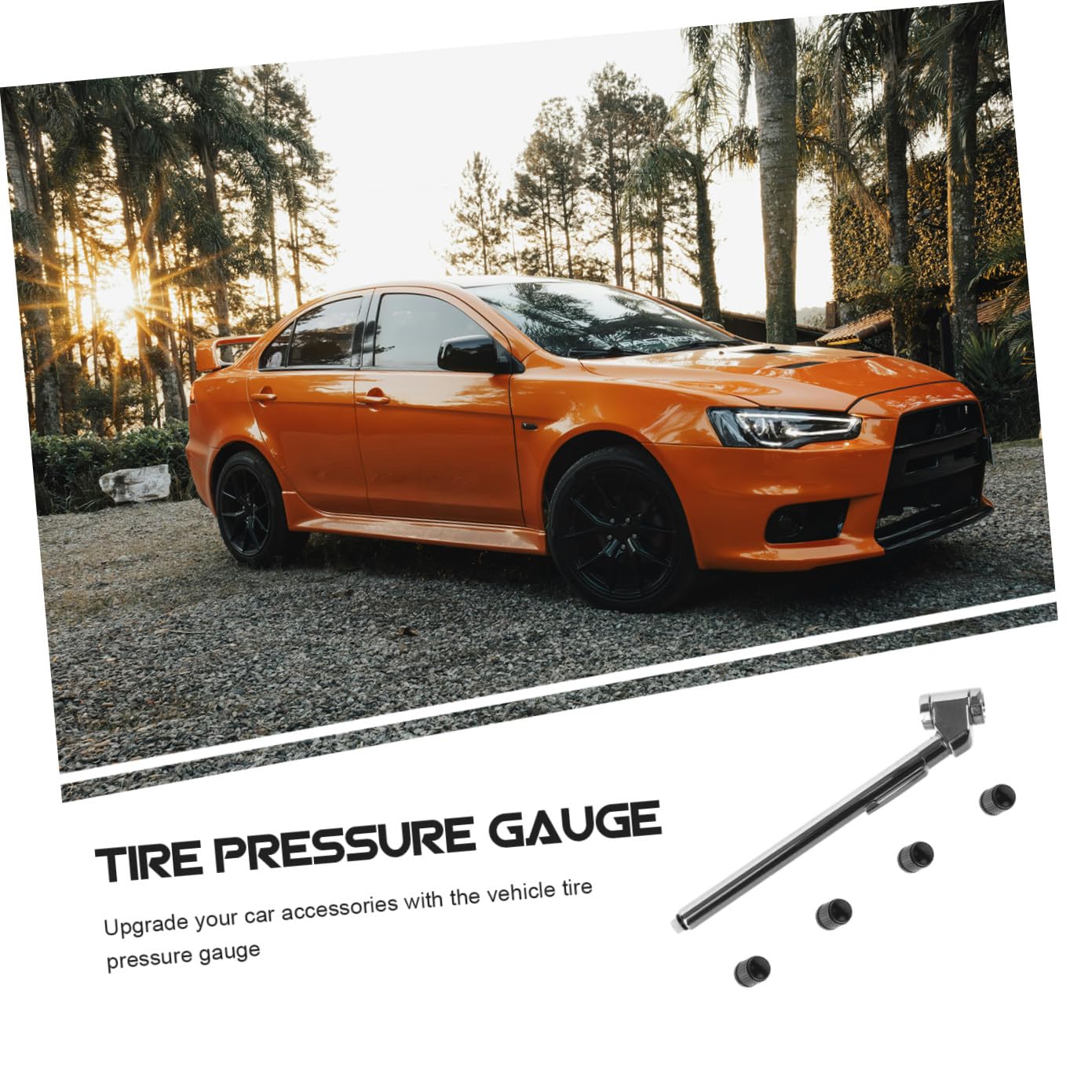 ABOOFAN 5 Pièces Manomètre de Pression de Pneu Crayon Portable pour Voiture Outil de Mesure et Compact pour Surveiller la Pression des Pneus de les Véhicules