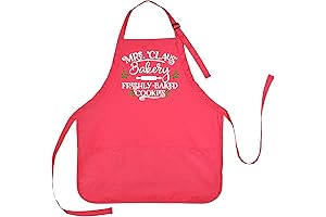 Mrs. Claus Apron for the Festive Christmas Season