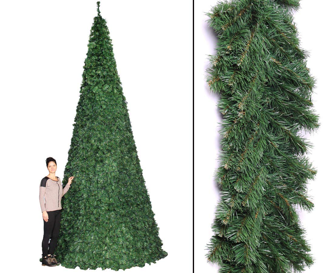 Amazon.de: XXL Tannenbaum Oslo knstlich, Hhe 580cm - groer knstlicher  Tannenbaum Christbaum