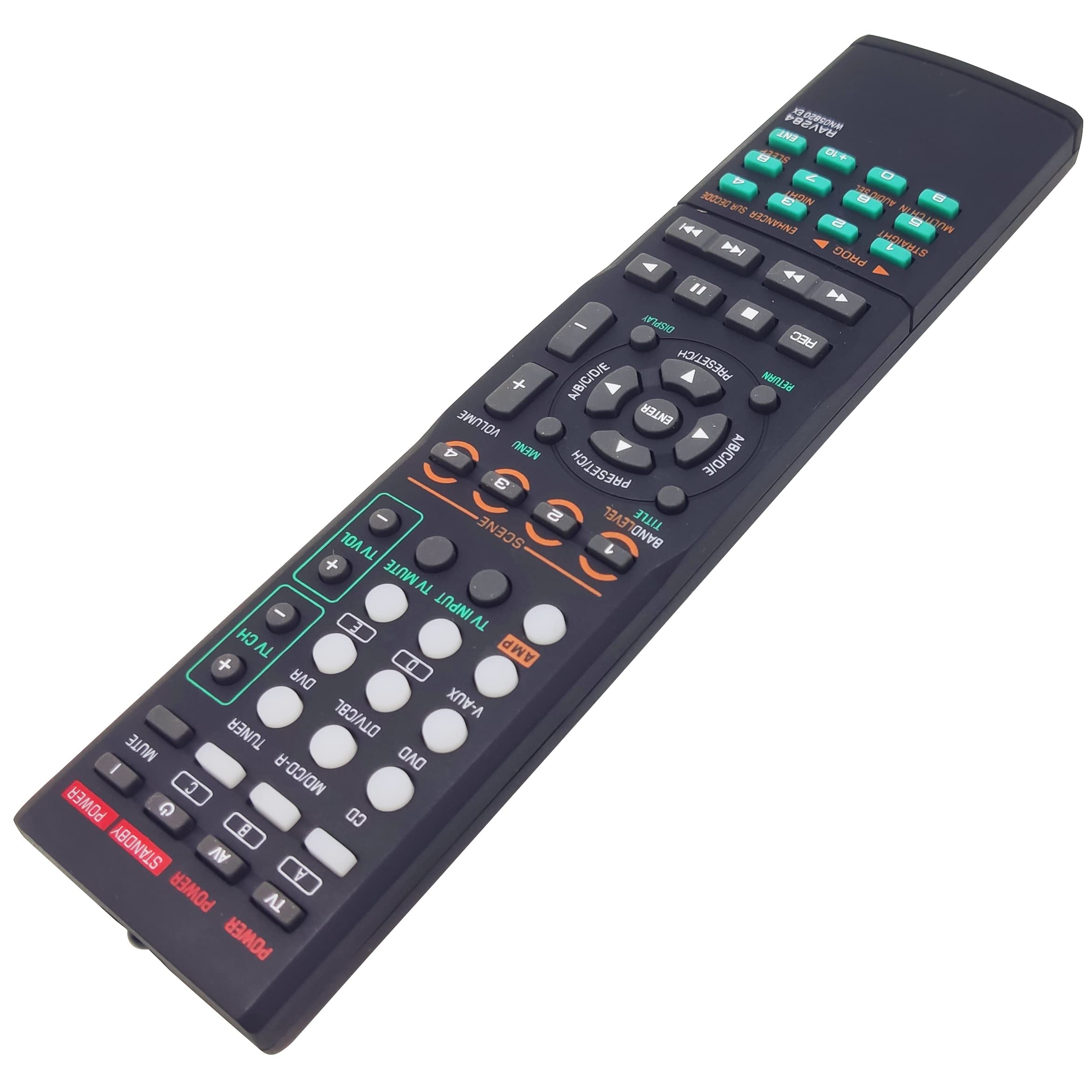 ALLIMITY RAV206 V694090US Remplacer La Télécommande Adaptée à Yamaha AV Receiver HTR-5140 HTR-5140RDS X-V520 RX-V420 RX-V420RDS HTR-5440 HTR-5440RDS RX-V495 YHT-34