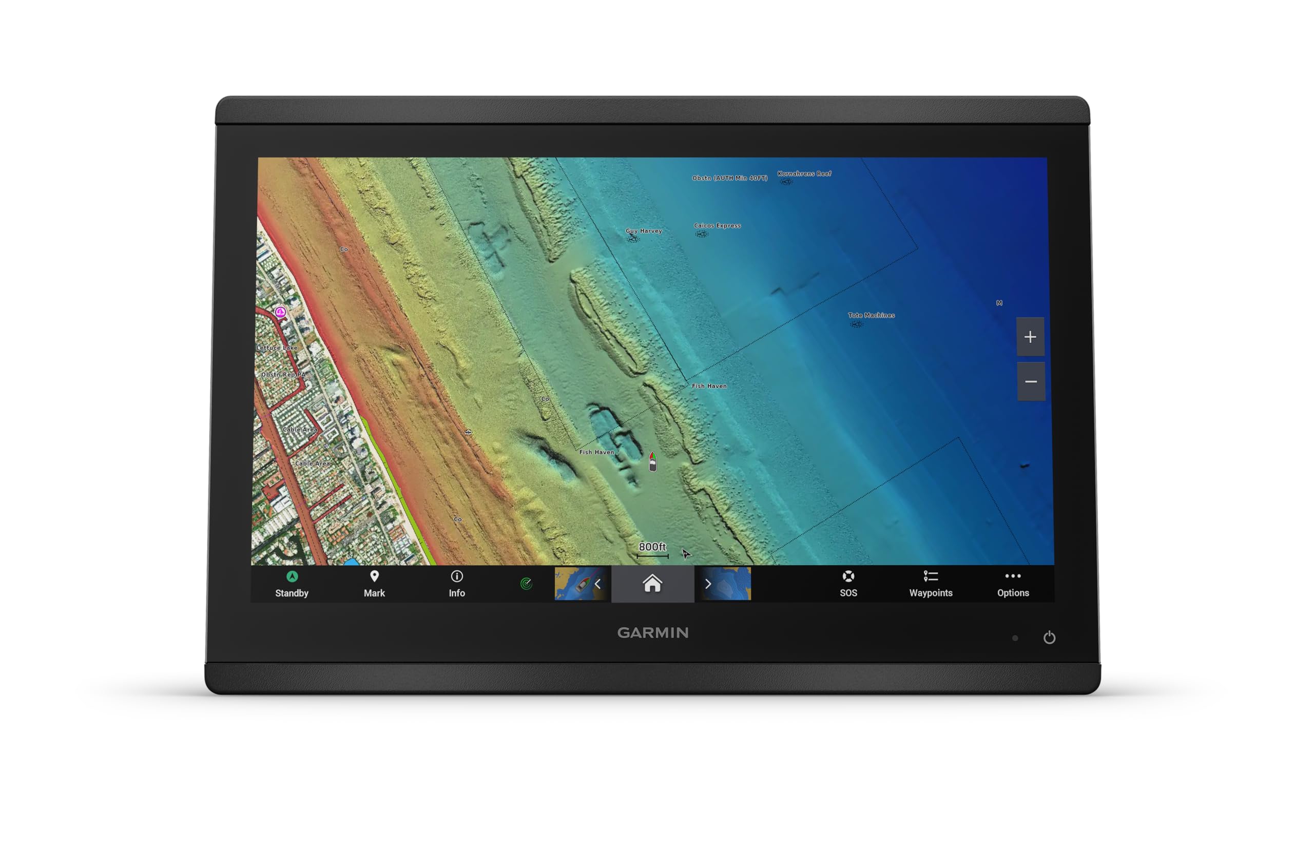 HNC GPSMAP 9022 010-02674-00, Premium Chartplotter with Worldwide Basemap, Compatible with Garmin