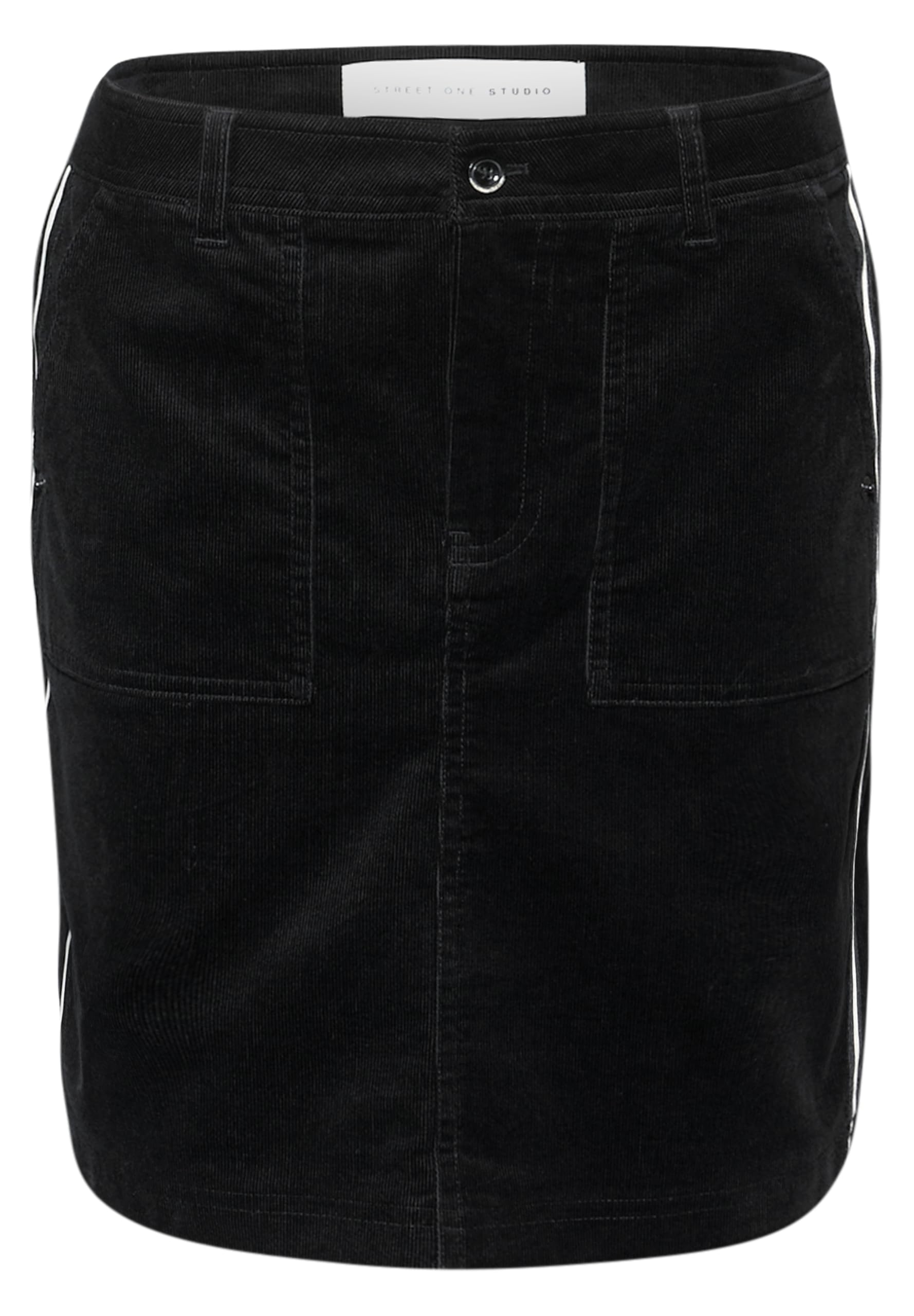 Damen Cord-Rock mit Gallonstreifen