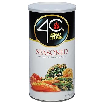 4C Premium Bread Crumbs, Seasoned with Pecorino Romano Cheese, 24 Ounce Pack of 1