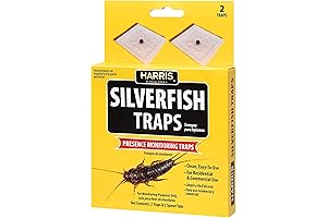 Harris Silverfish Killer Traps, the Ultimate Solution for Indoor Silverfish Infestations