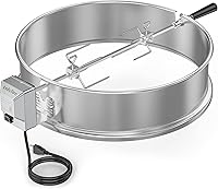 Vista 1 de Kit de anillo de asador Onlyfire de acero inoxidable para parrillas Weber de 22" y otras parrillas de tamaño similar