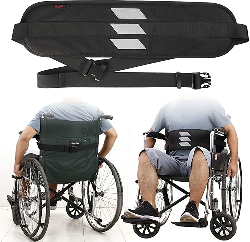 Cinturón de seguridad para silla de ruedas, correas de sujeción médicas con cinta reflectante, arnés de seguridad para pacientes, correa de regazo