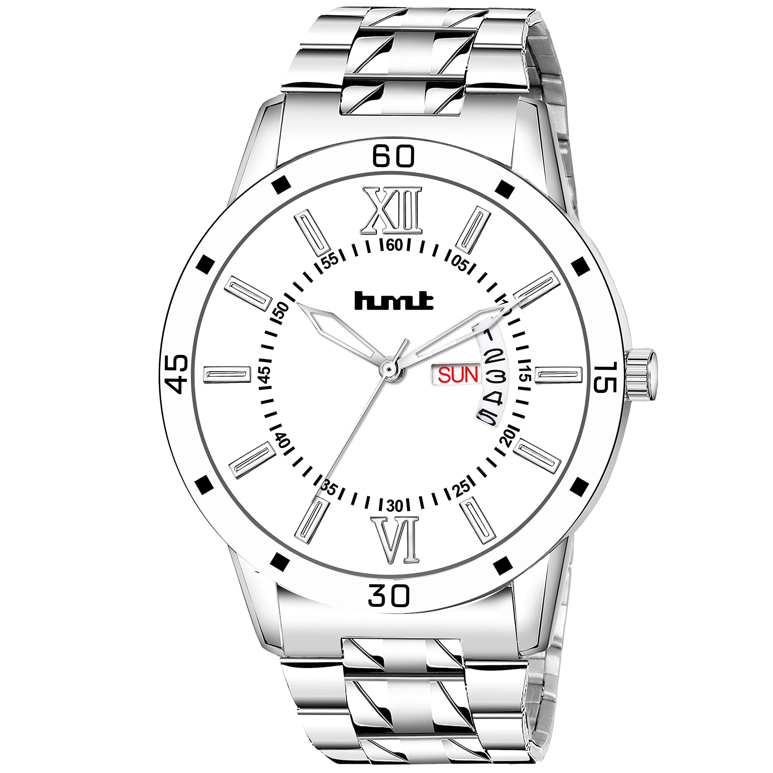 DENZER HILLS Mens Big Face Stainless Steel Analog Quartz Watches Fashion Business Chronograph Wrist Watches for Men (B0BSLK3GYK) Amazon Price History, Amazon Price Tracker