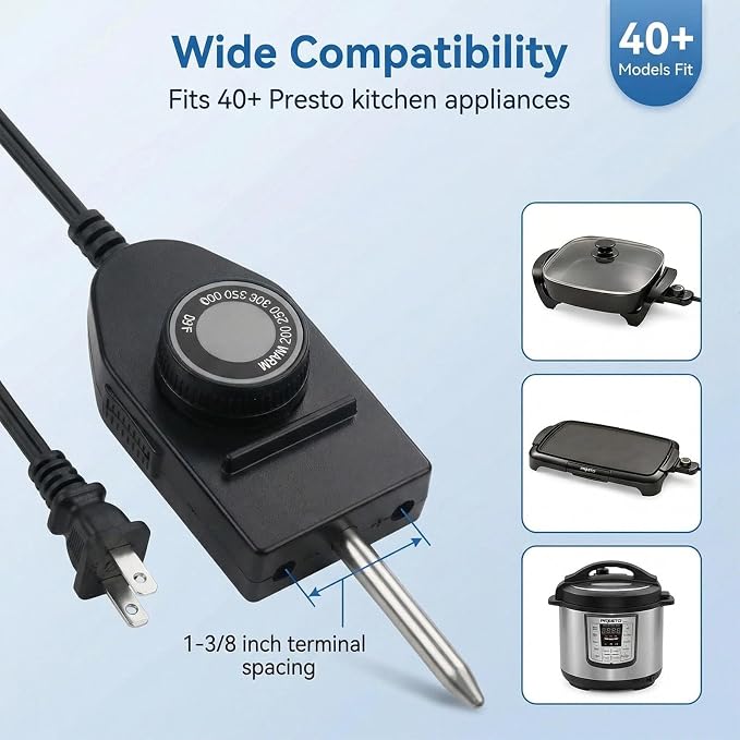 Cable Termostato Control de Temperatura para Sartén Presto miniatura 3