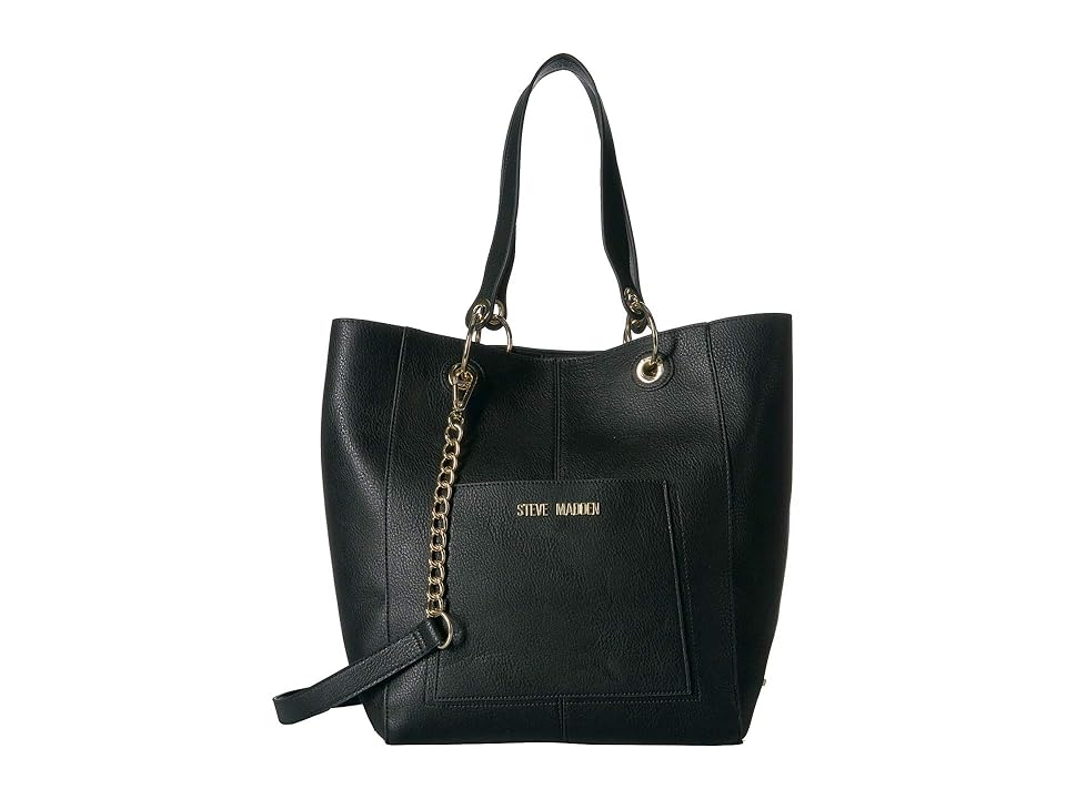 

Steve Madden Bwilde Pop Tote (Black) Tote Handbags