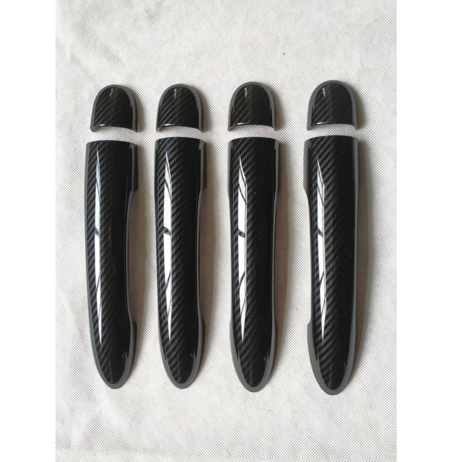 Poignées de porte Laguna 2 en look fibre de carbone plastique pour Renault 2001-2007
