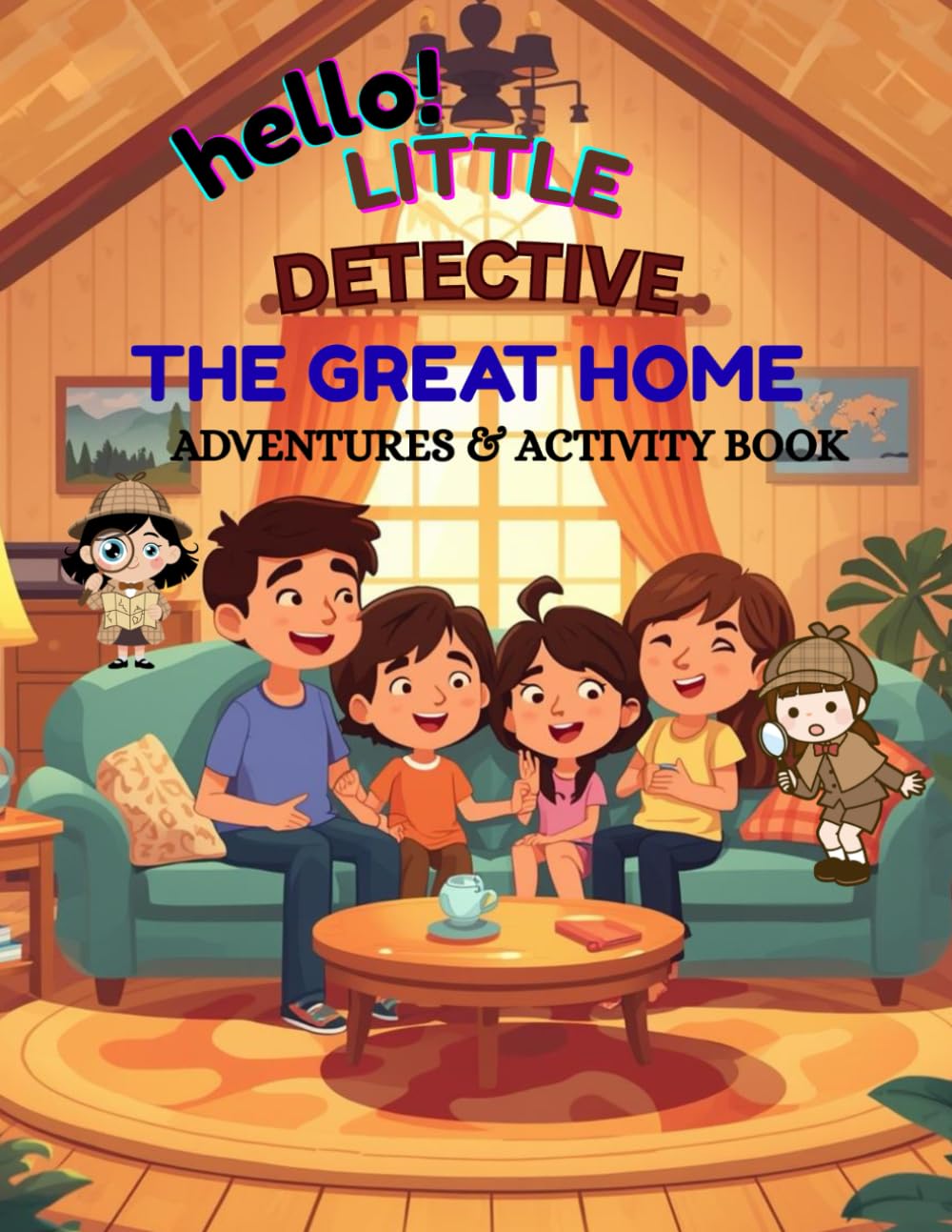 Hello little detective : The Great Home Mission: Adventures & activity book