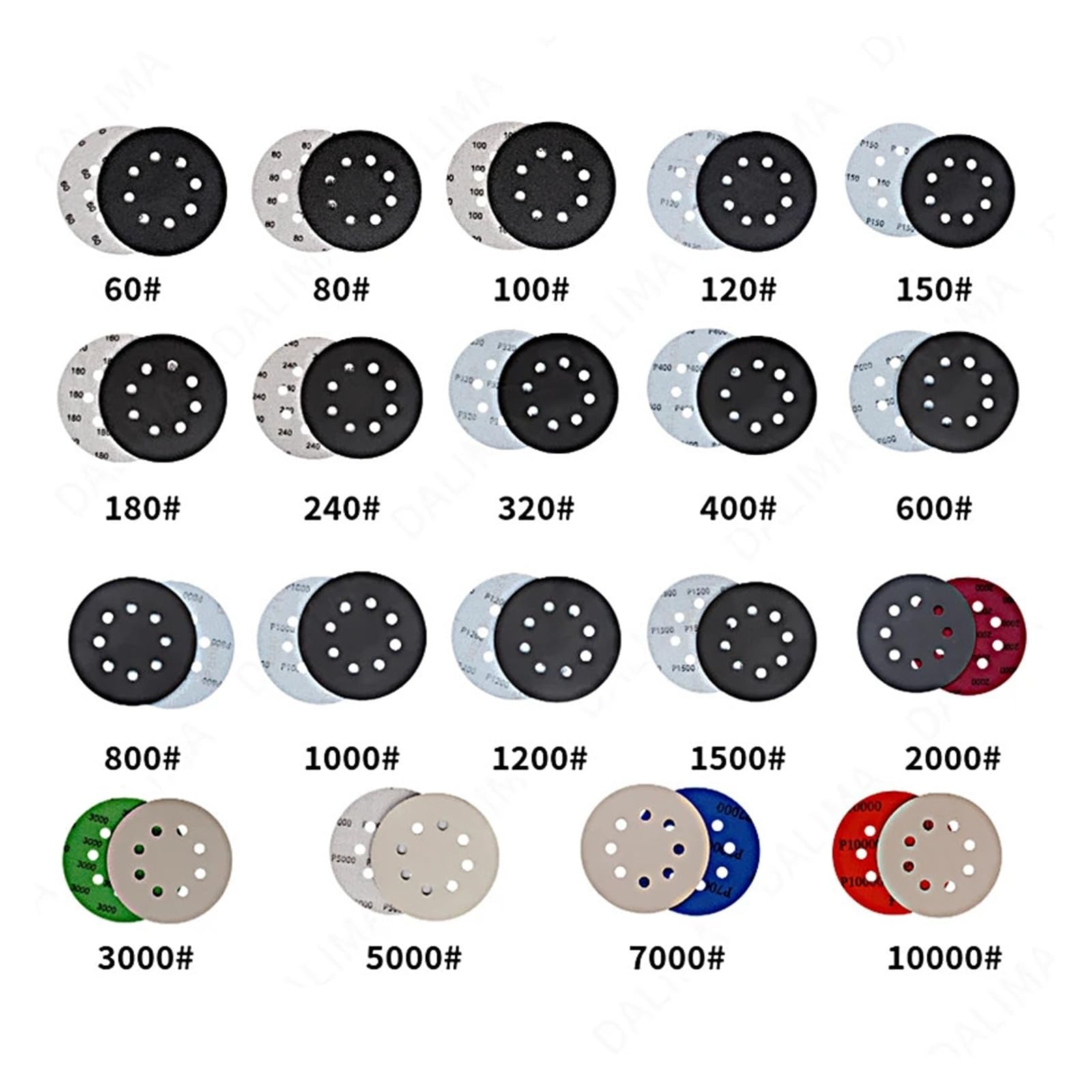 Tarcza szlifierska 125 mm 8H na mokro/na sucho(4000,50pcs)
