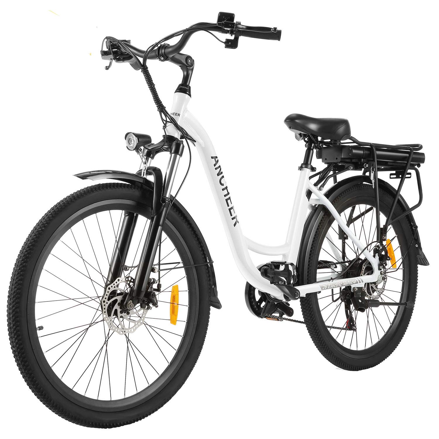 Buy ANCHEER 26 Aluminum Electric Bike Adults Step Through Electric
