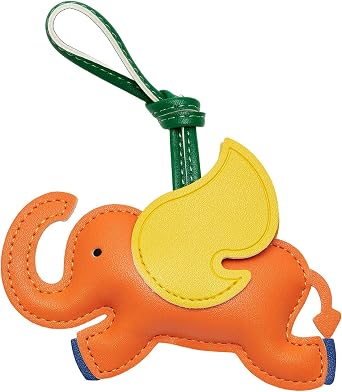DEVPSISR Elephant Purse Charms Women Cute Animal Keychain Leather Bag Charms for Handbags Tote Bag Accessories Charm Trendy