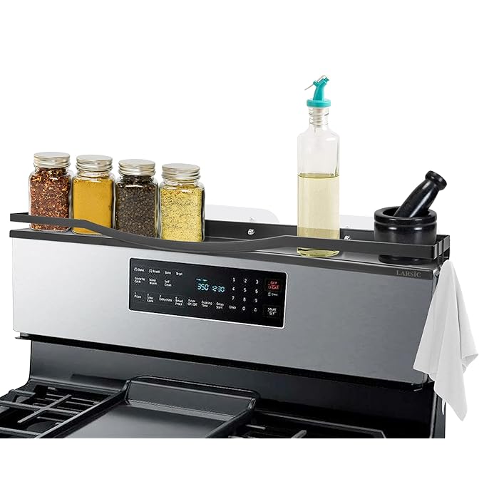 Buy Larsic Stove Top Spice Rack Shelf above stove spice rack organizer