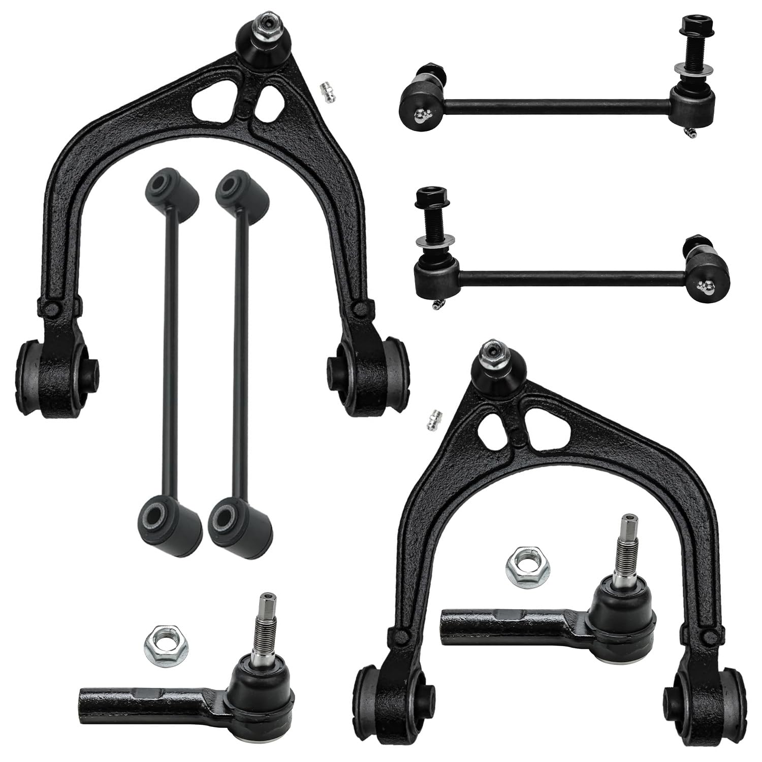 Detroit Axle - 8pc RWD Kit for Chrysler 300 Dodge Challenger Charger Magnum