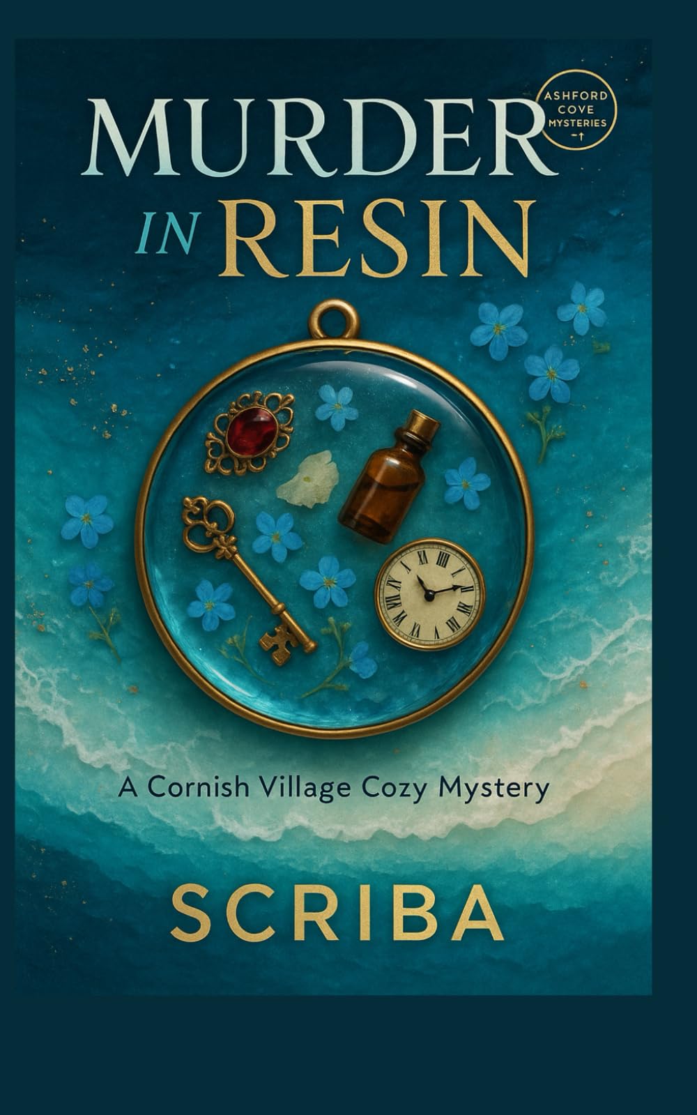 Murder in Resin: A Cornish Village Cozy Mystery with Resin Art Projects
