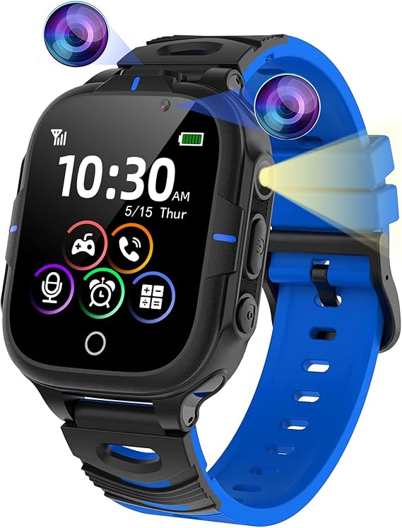 ELEJAFE Montre Intelligente Multimédia avec Jeux