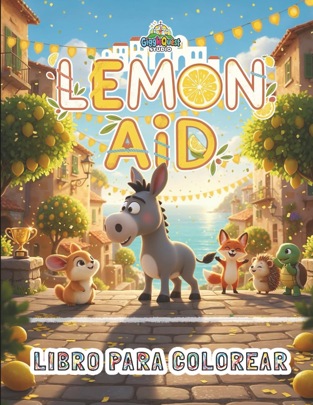 Lemon Aid: Libro para Colorear | GQ08 (Compañeros de Libros para Colorear de GiggleQuest)