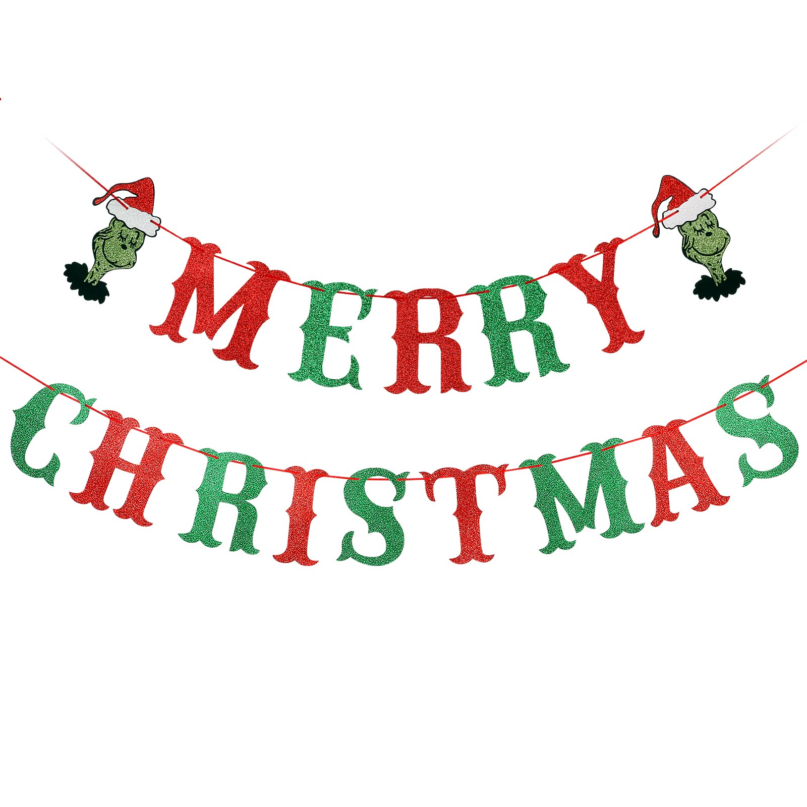 Free Printable Floral Christmas Banner Letters