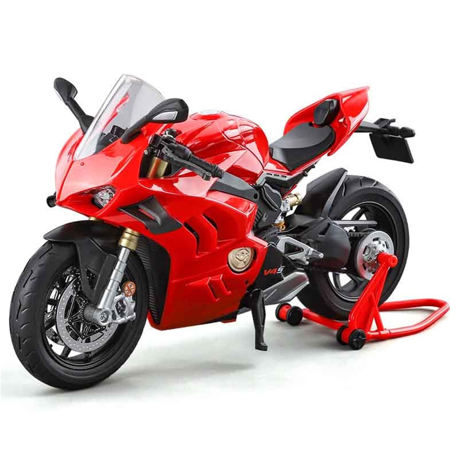 UTJUYFCGF for Ducatis Panigale V4S Alloy Racing Motorcycle Simulation Diecast Metal Street Model Large Size 1/9