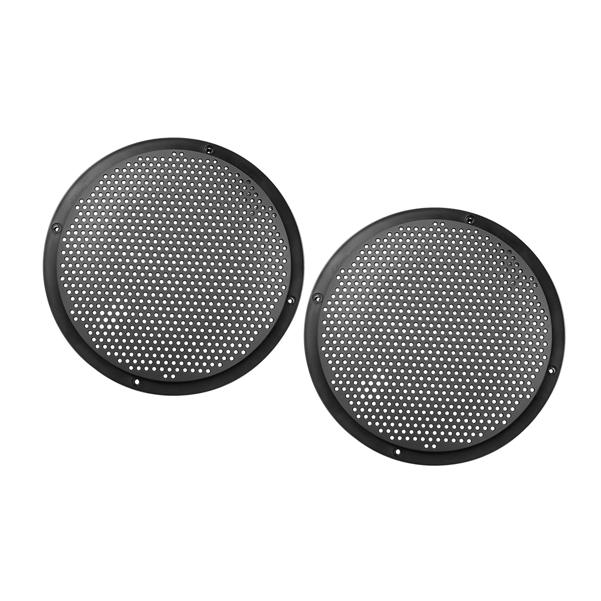 8'' Car Plastic Audio Speaker Cover Mesh Grill Horn Guard/2pcs Black