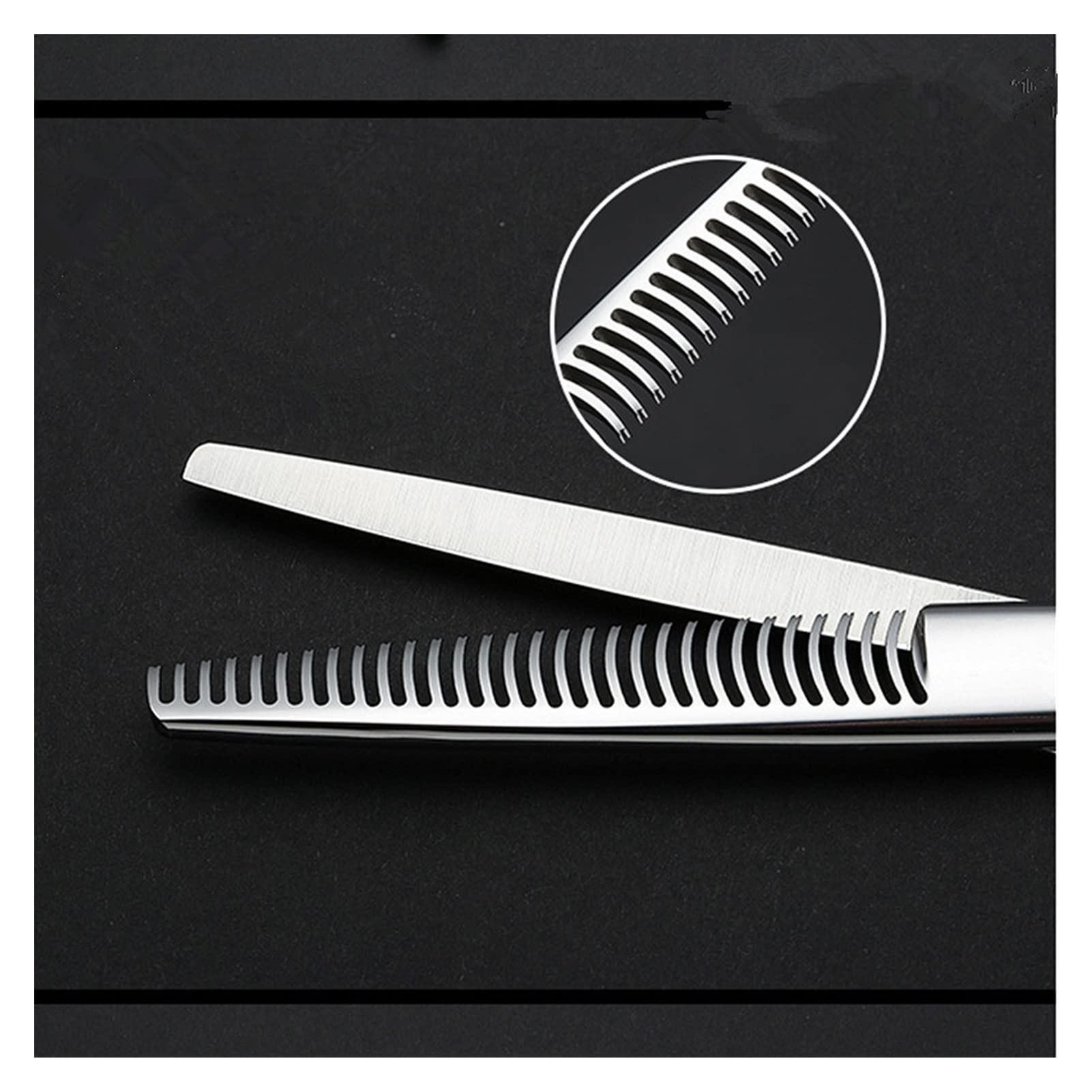 Schere Zum Haareschneiden, 6-Zoll-Friseurscheren-Set, Haarschnitt, Dünne Friseurschere, Haushalts-Haarschere, Haarschneideset, Set Ohne Tasche-Q,Schneiden ohne Tasche-Q