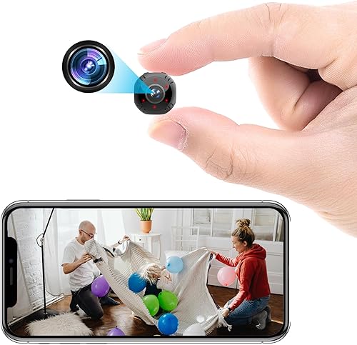 Miniatura 1 de Mini cámara espía WiFi inalámbrica oculta pequeña niñera cámara de vigilancia de seguridad para el hogar cámara interior con teléfono APP control