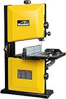 Woodskil 3-Amp 9-Inch Benchtop Band Saw - 2500FPM Speed, Safety Key, Aluminum Table, Steel Base for Woodworking