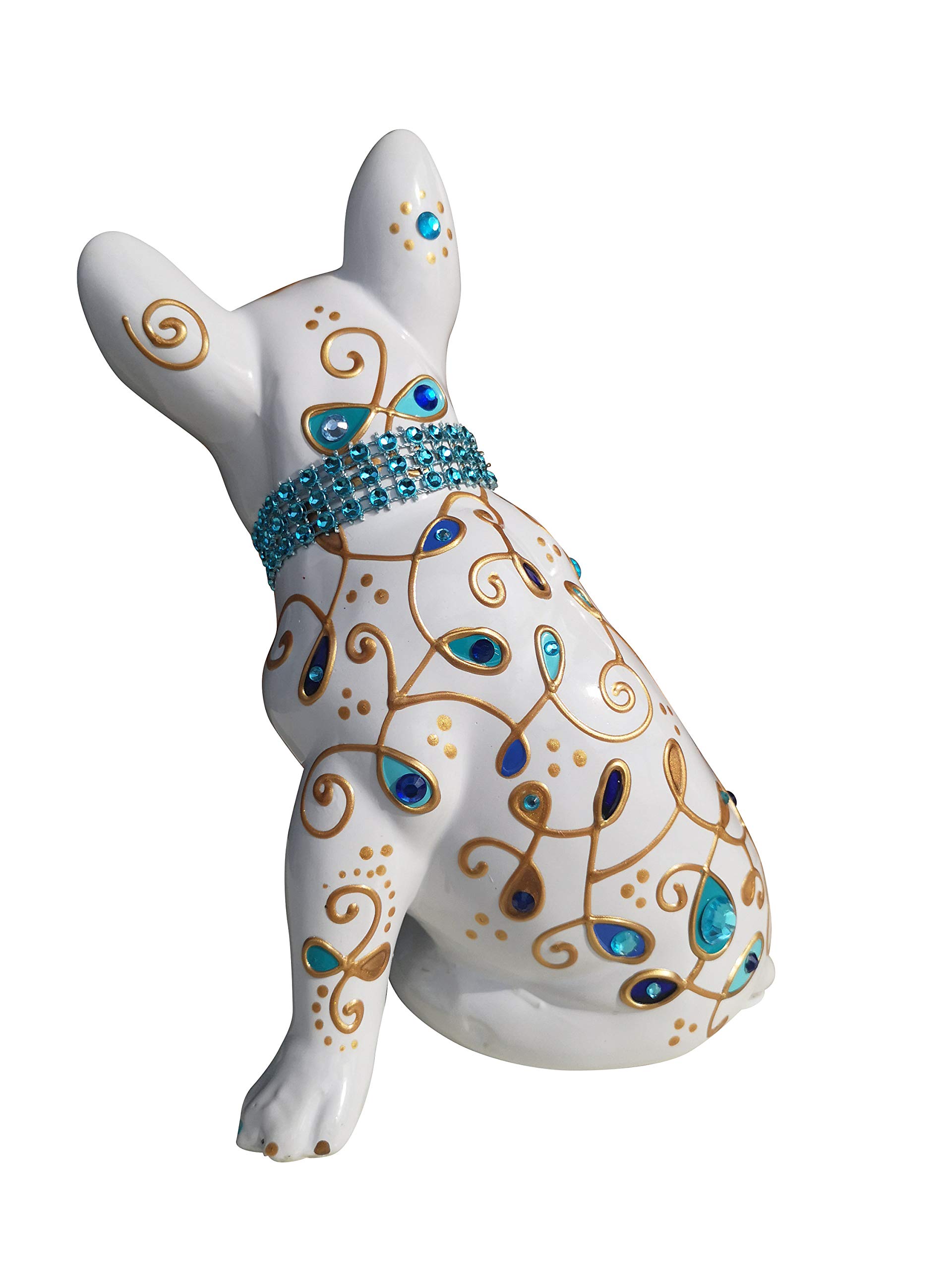 Laure Terrier French Bulldog statue, model Baroque, height 20 centimeters decoration